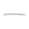 Thumbnail Image 5 of 1.23 CT. T.W. Oval-Shaped Multi-Diamond Swirl Frame Triple Row Bridal Set in 10K Rose Gold