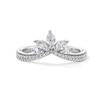 Thumbnail Image 1 of Emmy London 0.50 CT. T.W. Marquise-Cut Certified Lab-Grown Diamond Contour Anniversary Band in 18K White Gold (F/VS2)