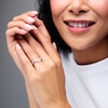Thumbnail Image 2 of Emmy London 0.50 CT. T.W. Marquise-Cut Certified Lab-Grown Diamond Contour Anniversary Band in 18K White Gold (F/VS2)