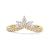 Thumbnail Image 1 of Emmy London 0.50 CT. T.W. Marquise-Cut Certified Lab-Grown Diamond Contour Anniversary Band in 18K Gold (F/VS2)