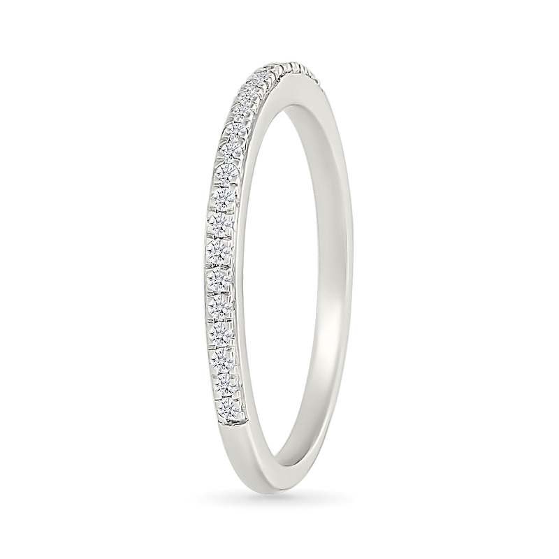Main Image 6 of 1.23 CT. T.W. Oval-Shaped Multi-Diamond Triple Frame Double Row Shank Bridal Set in 10K White Gold
