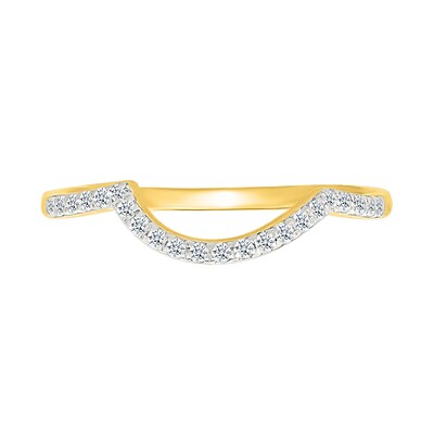 0.95 CT. T.W. Pear-Shaped Multi-Diamond Double Frame Bypass Multi-Row Split Shank Bridal Set in 10K Gold