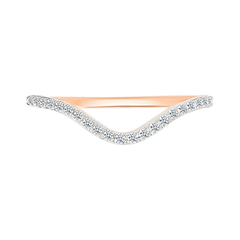 Main Image 5 of 0.95 CT. T.W. Oval-Shaped Multi-Diamond Swirl Frame Triple Row Shank Bridal Set in 10K Rose Gold