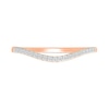 Thumbnail Image 5 of 1.23 CT. T.W. Multi-Diamond Double Frame Multi-Row Split Shank Bridal Set in 10K Rose Gold