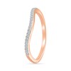 Thumbnail Image 6 of 1.23 CT. T.W. Multi-Diamond Double Frame Multi-Row Split Shank Bridal Set in 10K Rose Gold