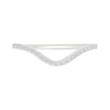 Thumbnail Image 5 of 0.95 CT. T.W. Oval-Shaped Multi-Diamond Swirl Frame Triple Row Shank Bridal Set in 10K White Gold