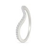 Thumbnail Image 6 of 0.95 CT. T.W. Oval-Shaped Multi-Diamond Swirl Frame Triple Row Shank Bridal Set in 10K White Gold