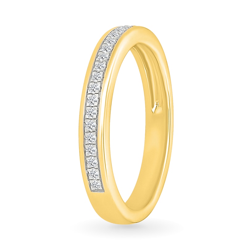 Main Image 6 of 1.23 CT. T.W. Oval-Shaped Multi-Diamond Bezel Frame Bridal Set in 10K Gold