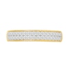 Thumbnail Image 5 of 1.45 CT. T.W. Multi-Diamond Cushion Frame Vintage-Style Bridal Set in 10K Gold