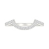 Thumbnail Image 5 of 1.23 CT. T.W. Pear-Shaped Multi-Diamond Double Frame Bypass Split Shank Bridal Set in 10K White Gold