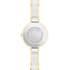 Thumbnail Image 3 of Ladies' Movado Moda Two-Tone PVD Bangle Watch with Silvery-White Sunray Dial (Model: 608012)