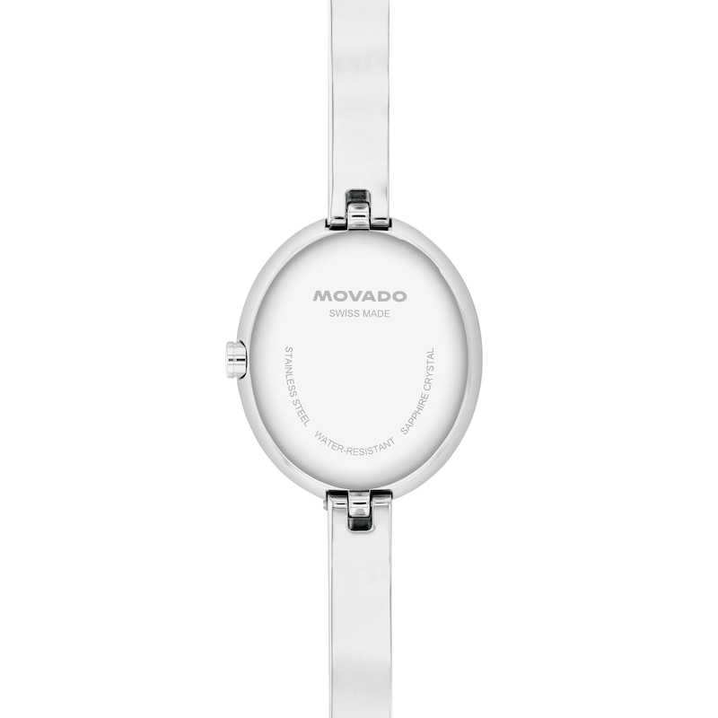 Main Image 3 of Ladies' Movado Museum® Bangle Watch with Silvery-White Sunray Dial (Model: 608070)
