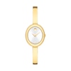 Thumbnail Image 1 of Ladies' Movado Museum® Gold-Tone PVD Bangle Watch with Silvery-White Sunray Dial (Model: 608072)