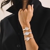 Thumbnail Image 5 of Ladies' Movado Museum® Gold-Tone PVD Bangle Watch with Silvery-White Sunray Dial (Model: 608072)