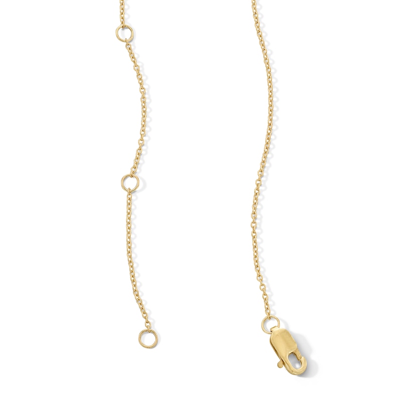 Main Image 2 of Diamond Accent "MOM" Family Tree Pendant in 10K Gold