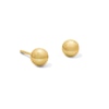 Thumbnail Image 1 of 5.0mm Ball Stud Earrings in Hollow 14K Gold