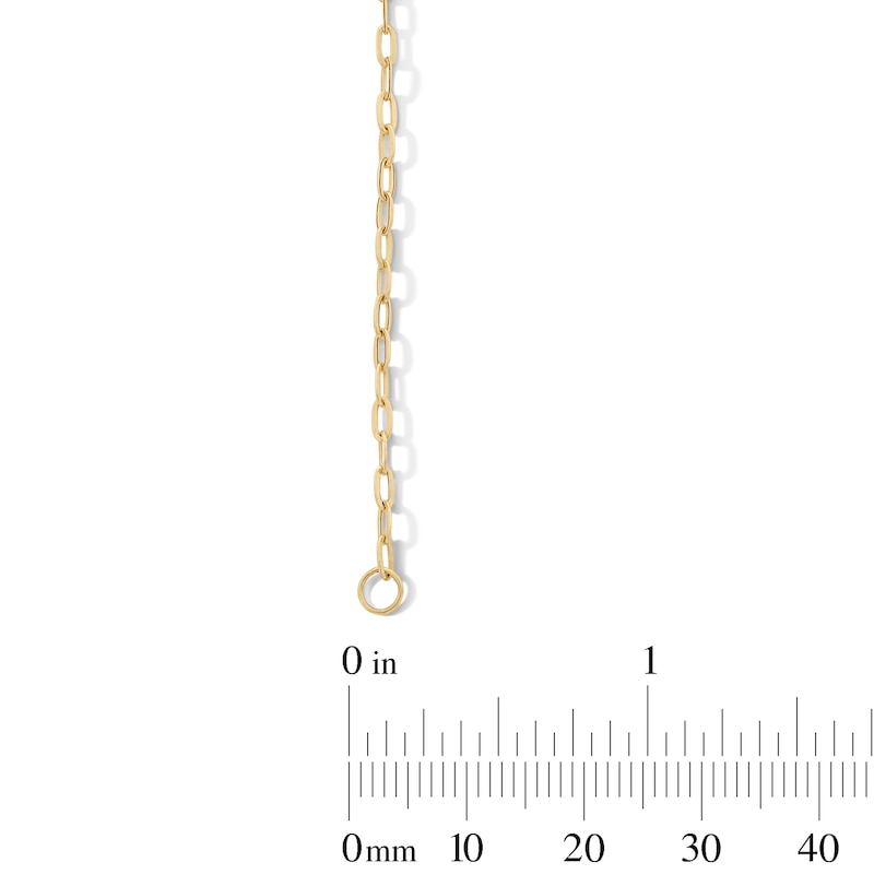 Main Image 2 of 0.085 CT. T.W. Diamond Motherly Love Heart Bracelet in 10K Gold - 7.25"