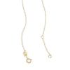 Thumbnail Image 2 of Diamond Accent Clover Necklace in 10K Gold - 17"