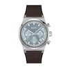 Thumbnail Image 1 of Men's Hugo Boss Candor Brown Leather Strap Chronograph Watch with Grey-Blue Dial (Model: 1514219)