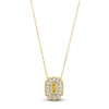 Thumbnail Image 1 of Le Vian® 0.95 CT. T.W. Sunny Yellow Diamonds® and Vanilla Diamonds® Necklace in 14K Honey Gold™