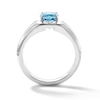 Thumbnail Image 2 of Limor Mindful Jewellery Oval Swiss Blue Topaz Ring in Sterling Silver