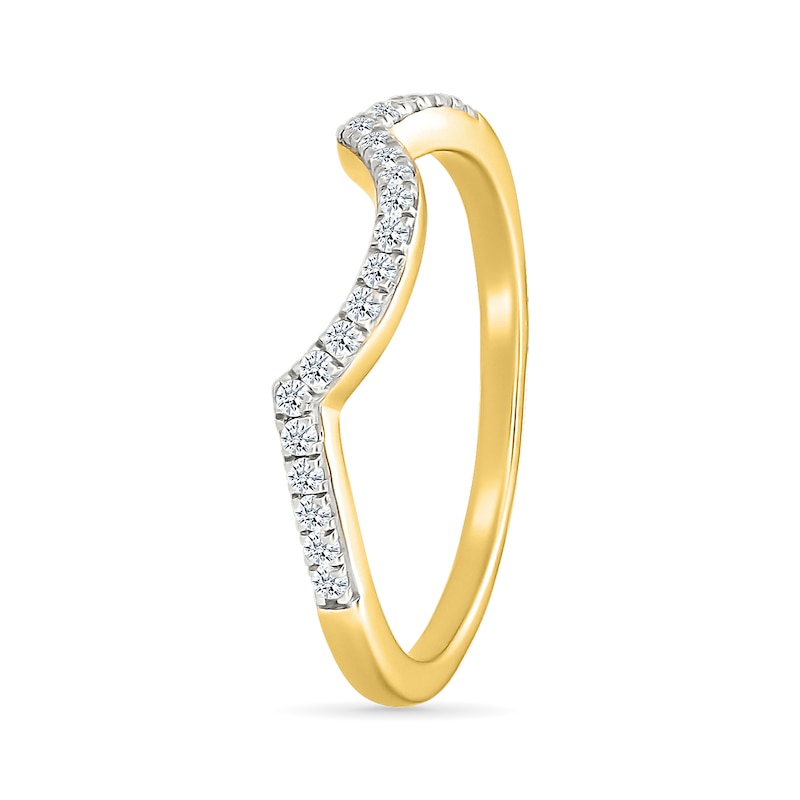 Main Image 6 of 1.23 CT. T.W. Pear-Shaped Multi-Diamond Frame Multi-Row Shank Bridal Set in 10K Gold
