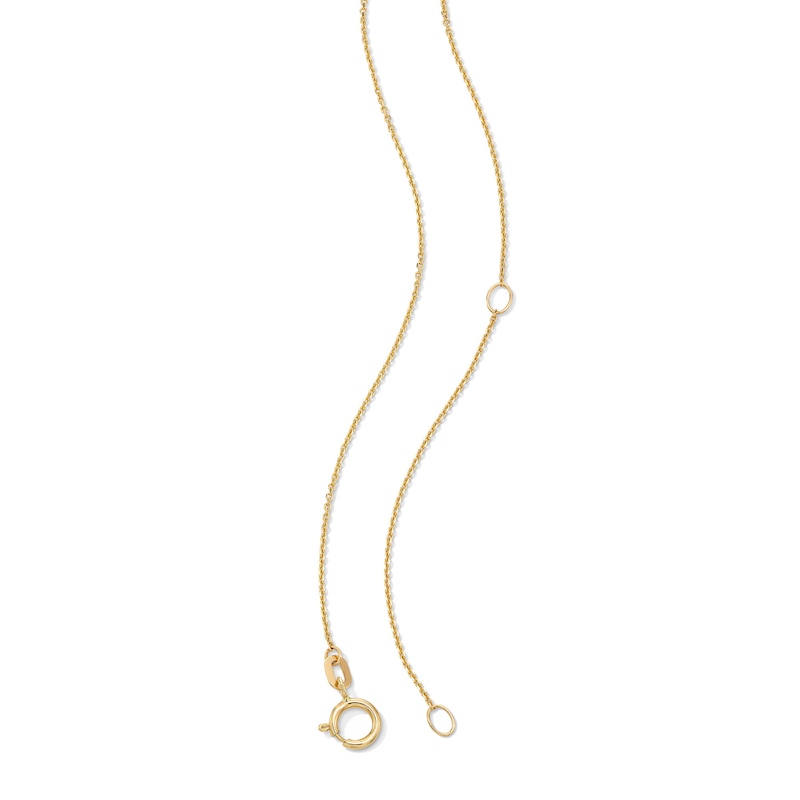 Main Image 2 of Jade and 0.10 CT. T.W. Diamond Money Bag Pendant in 14K Gold