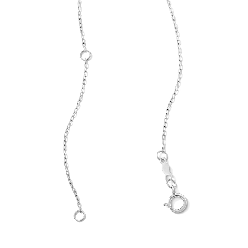 Main Image 2 of 0.50 CT. Oval Certified Lab-Grown Diamond Solitaire Pendant in 14K White Gold (F/SI2)