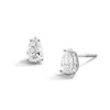 Thumbnail Image 1 of 0.50 CT. T.W. Pear-Shaped Certified Lab-Grown Diamond Solitaire Stud Earrings in 14K White Gold (F/SI2)
