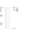 Thumbnail Image 2 of 0.50 CT. T.W. Pear-Shaped Certified Lab-Grown Diamond Solitaire Stud Earrings in 14K White Gold (F/SI2)