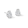 Thumbnail Image 1 of 2.00 CT. T.W. Pear-Shaped Certified Lab-Grown Diamond Solitaire Stud Earrings in 14K White Gold (F/SI2)