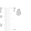 Thumbnail Image 3 of 2.00 CT. T.W. Pear-Shaped Certified Lab-Grown Diamond Solitaire Stud Earrings in 14K White Gold (F/SI2)