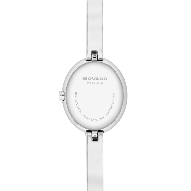 Ladies' Movado Museum® Bangle Watch with Silvery-White Sunray Dial (Model: 608070)