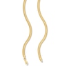 Thumbnail Image 2 of 4.2mm Diamond-Cut Snake Chain Necklace in Hollow 10K Gold - 18”