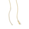 Thumbnail Image 3 of 1.25mm Valentino Chain Choker Necklace in Solid 10K Gold - 19”