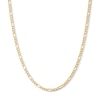 Thumbnail Image 1 of 3.5mm Figaro Chain Necklace in Hollow 10K Gold - 24”