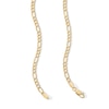 Thumbnail Image 2 of 3.5mm Figaro Chain Necklace in Hollow 10K Gold - 24”