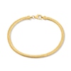 Thumbnail Image 1 of 3.5mm Rounded Snake Chain Bracelet in Hollow 18K Gold - 7.25"