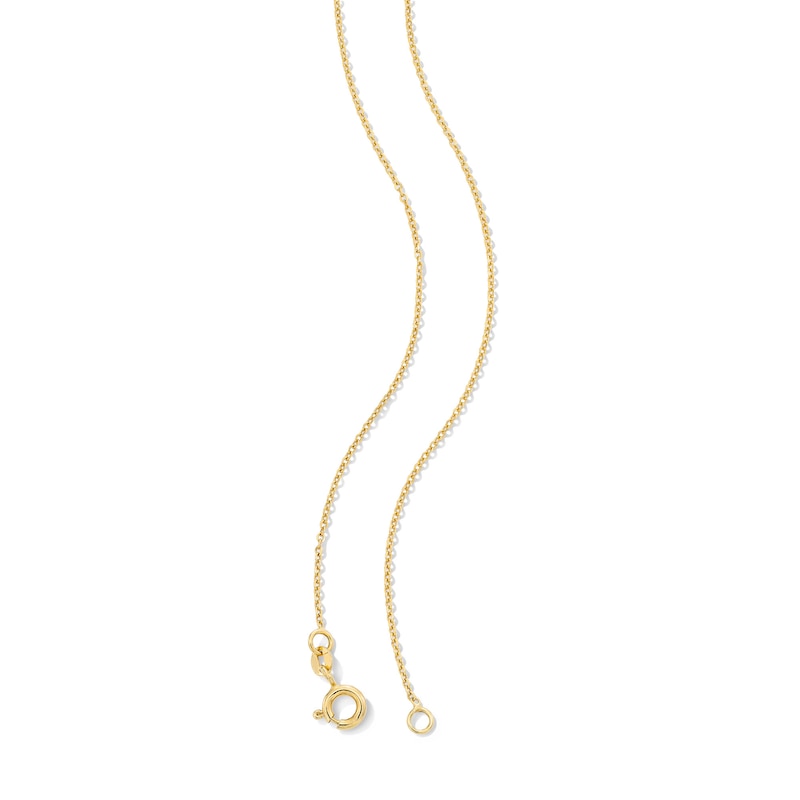 Main Image 2 of Puffed Teardrop Pendant in Hollow 14K Gold
