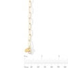 Thumbnail Image 3 of 3.2mm Paper Clip Chain Bracelet in Hollow 10K Gold - 7.25"