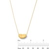 Thumbnail Image 3 of Puffed "Jelly Bean" Pendant in Hollow 14K Gold