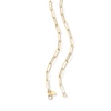 Thumbnail Image 2 of 3.2mm Paper Clip Chain Necklace in Hollow 10K Gold - 16"