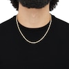Thumbnail Image 2 of 3.0mm Glitter Rope Chain Necklace in Hollow 10K Gold - 20"