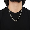 Thumbnail Image 2 of 3.8mm Diamond-Cut Glitter Rope Chain Necklace in Hollow 10K Gold - 22”