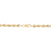 Thumbnail Image 3 of 3.8mm Diamond-Cut Glitter Rope Chain Necklace in Hollow 10K Gold - 24"