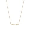 Thumbnail Image 1 of Twist Bar Necklace in Solid 10K Gold