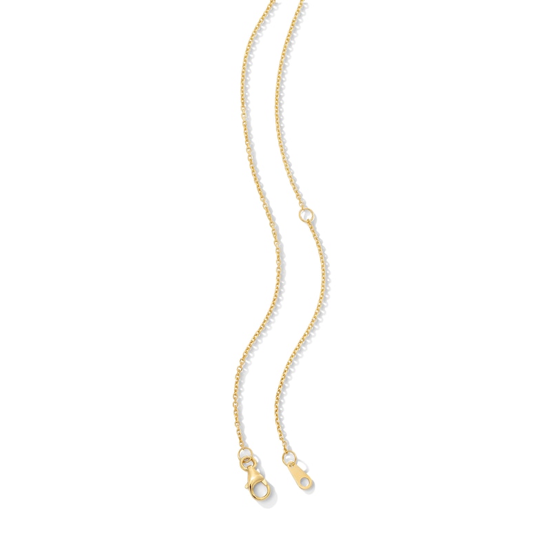 Main Image 2 of Twist Bar Necklace in Solid 10K Gold