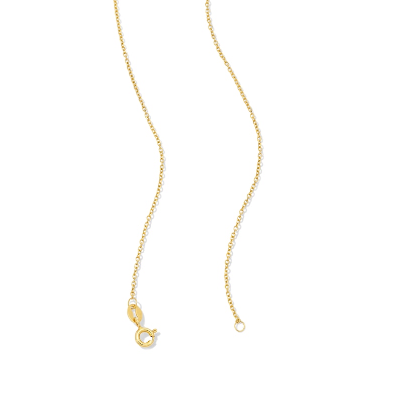 Main Image 2 of Interlocking Circles Station Necklace in 14K Gold