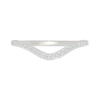 Thumbnail Image 5 of 1.23 CT. T.W. Oval-Shaped Multi-Diamond Swirl Frame Triple Row Shank Bridal Set in 10K White Gold