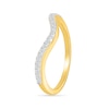 Thumbnail Image 6 of 1.23 CT. T.W. Oval-Shaped Multi-Diamond Swirl Frame Triple Row Shank Bridal Set in 10K Gold